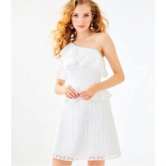 Lily Pulitzer Josey Dress Resort White - Picture 1 of 11